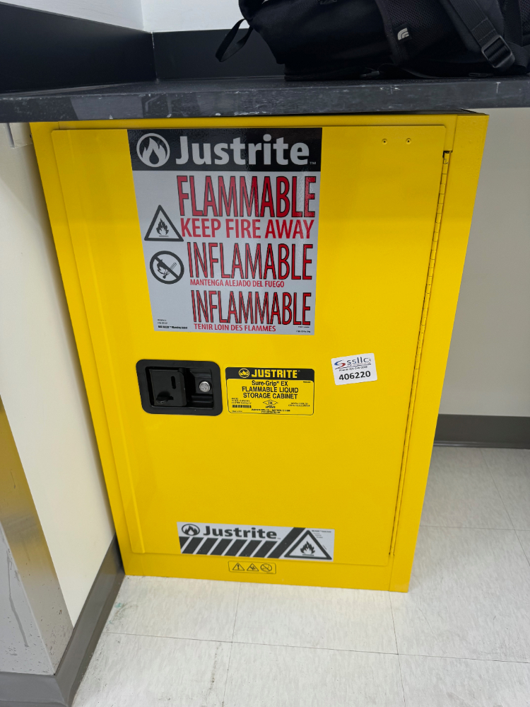 Image of Justrite Sure-Grip EX 12 Gallon Flammable Liquid Storage Cabinet